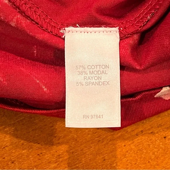 NEW $109 J.Jill Sepia Blossoms Knee-Length A-Line Dress Red Floral 2X 3/4 Sleeve - Picture 12 of 16